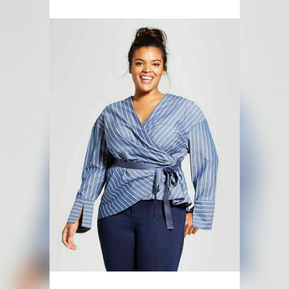 Stripped, wrap top